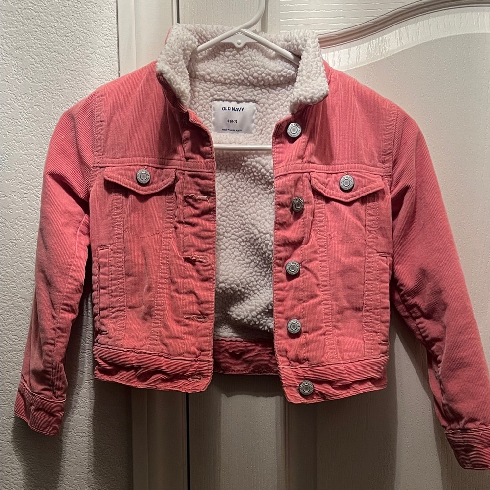 Old Navy Kids Coral Jean Jacket